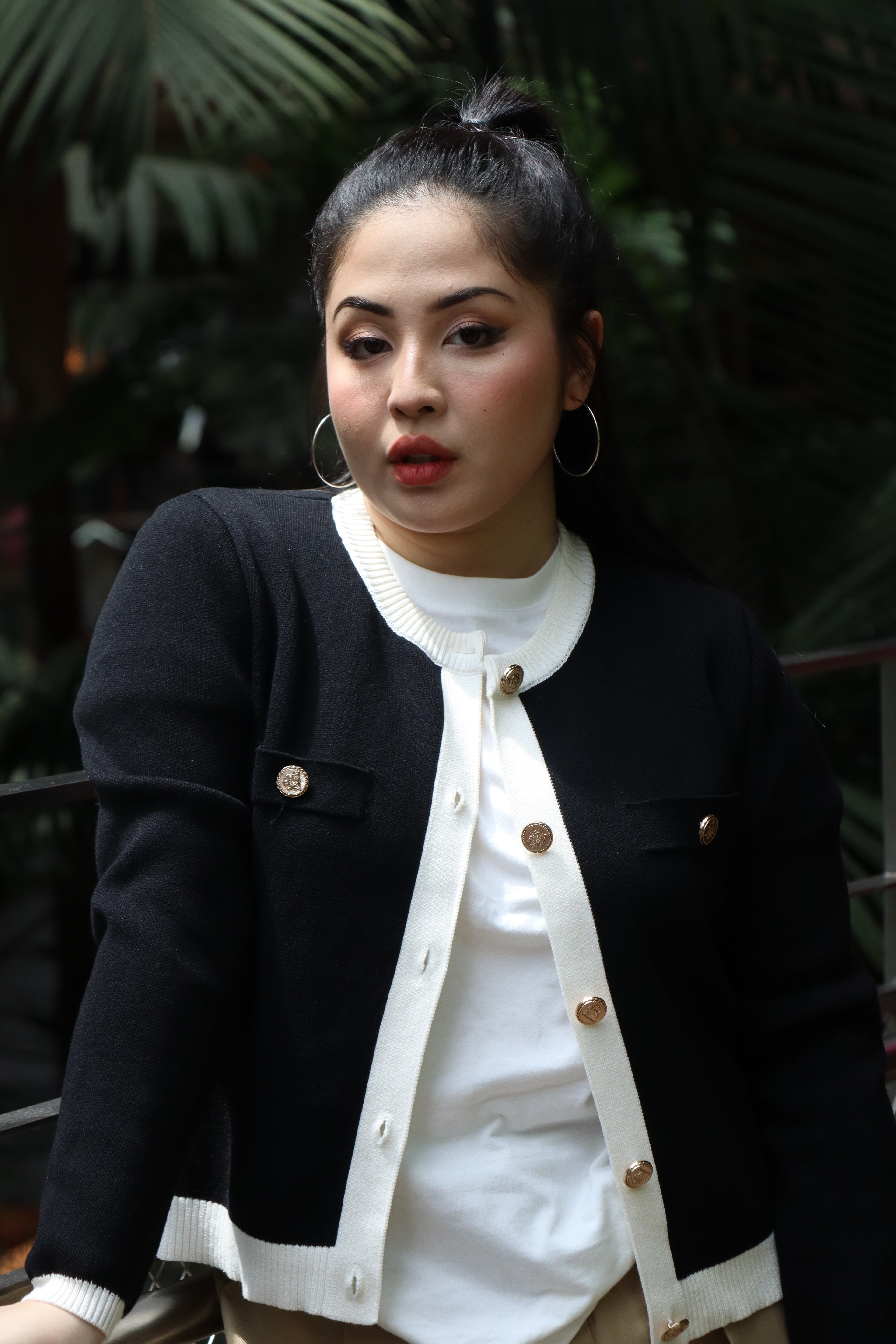 Black Long Sleeve Cardigan