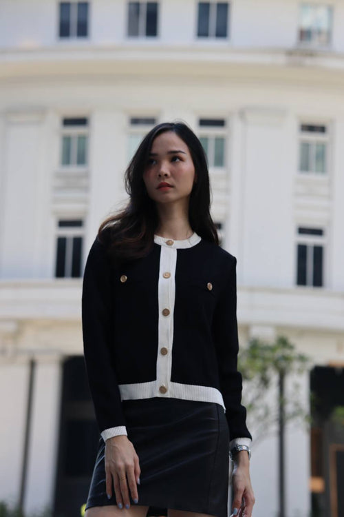 Black Long Sleeve Cardigan